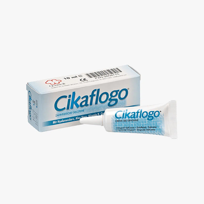 Cikaflogo Natürliche Mundheilsalbe Packung und Tube