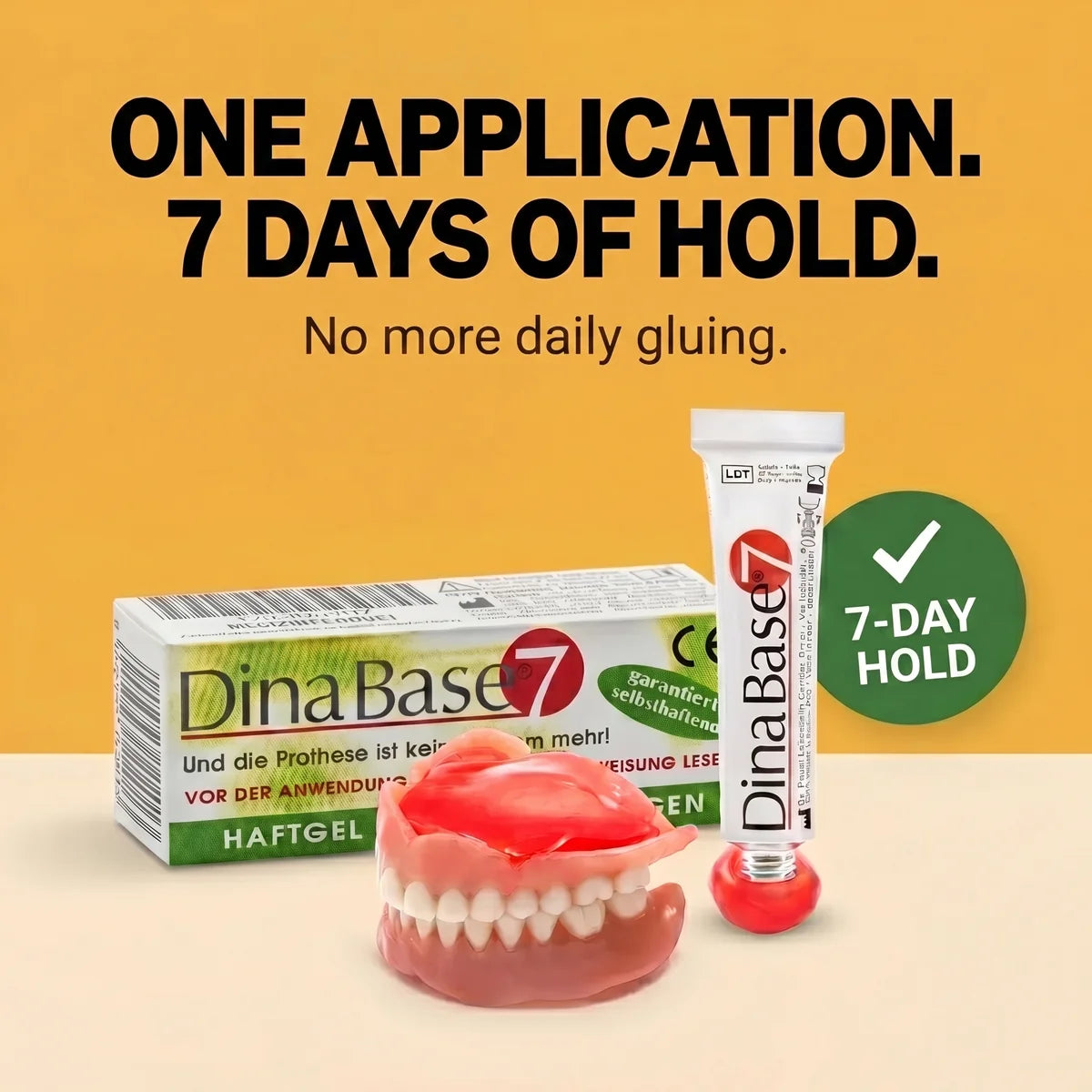 DinaBase7: one application, a full 7 days of hold